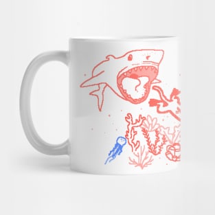 owie scuba dive Mug